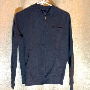 Gap zip up casual, soft jacket. Size XS. Charcoal Heather gray.